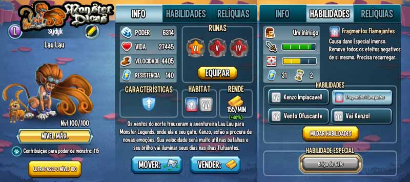 Monster legends lendario mais forte