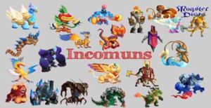 Monster Legends Cruzamento Incomuns