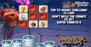 Monster Legends evento 72 horas