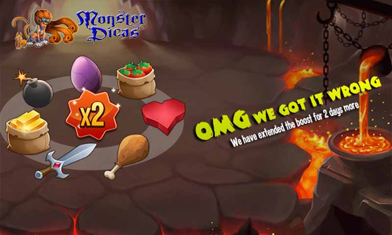 Monster Legends Eventos ilha progressiva