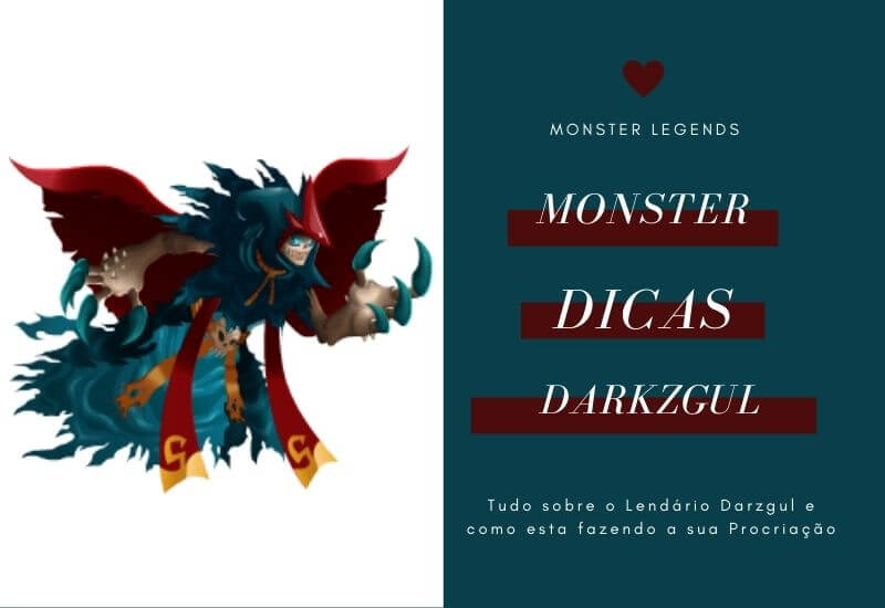 Monster Legends Cruzamento Lendário Darkzgul